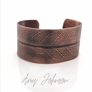 Pine Needle Cuff Bracelet