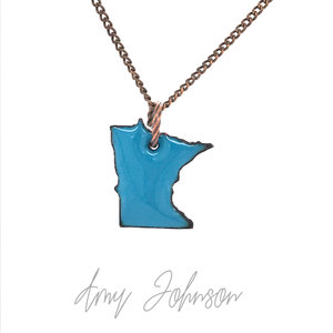 Enameled Minnesota State Necklaces