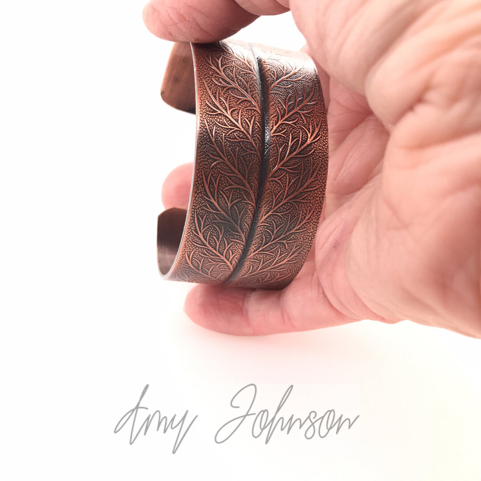 Pine Needle Cuff Bracelet