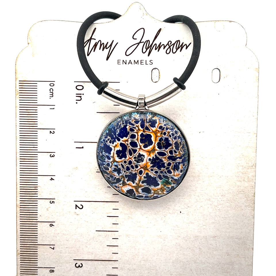 Festive Fusion Enamel Necklace