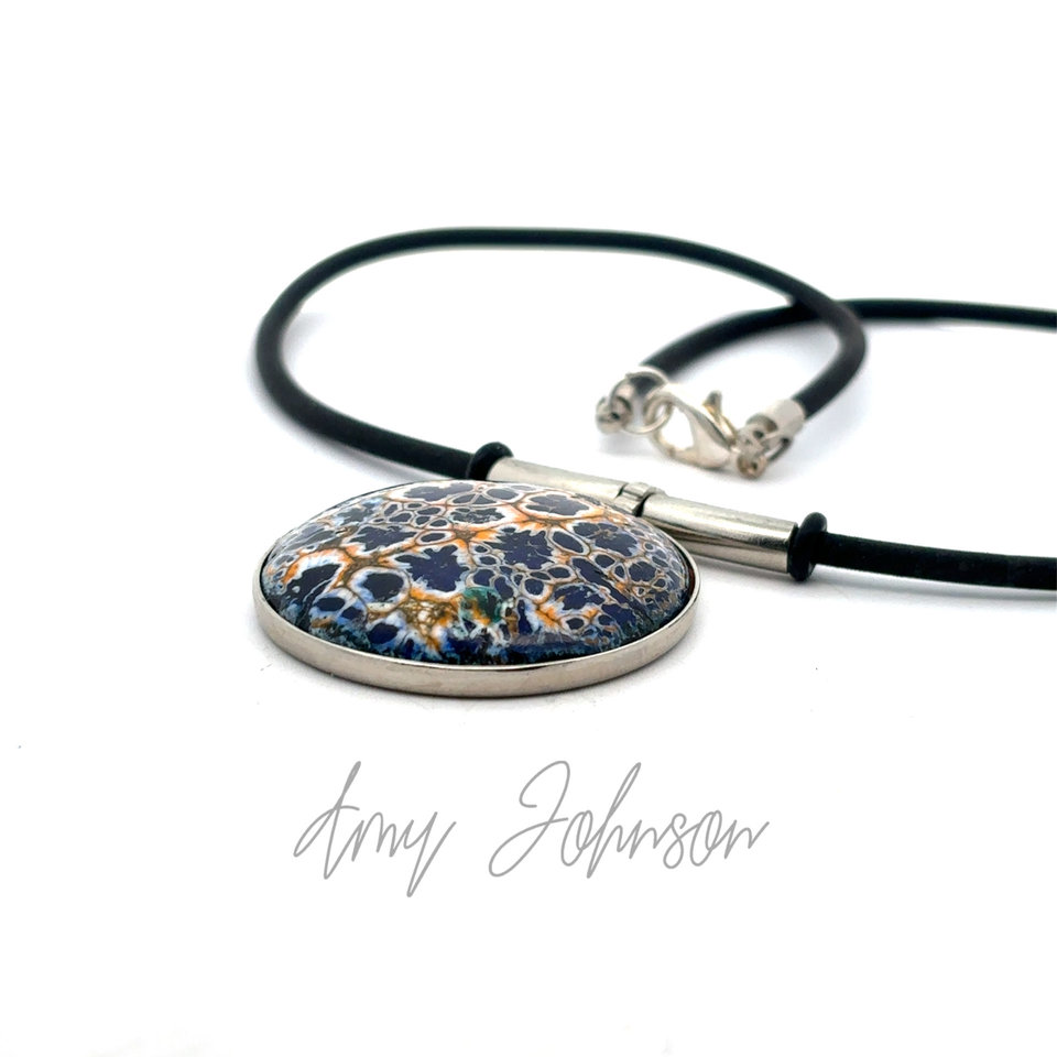 Festive Fusion Enamel Necklace